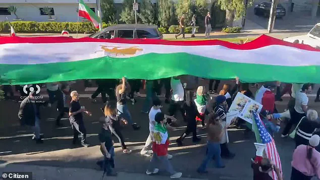 Chaos Erupts at LA Pro-Iranian Rally as U-Haul Truck with Anti-Regime Message Plows Through Crowd