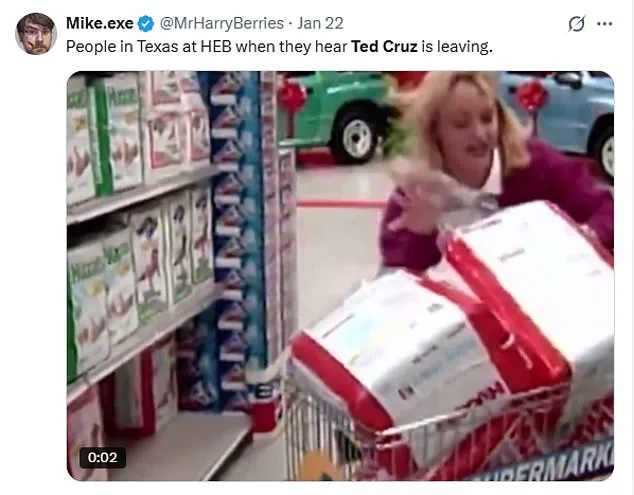 Senator Ted Cruz Faces Backlash Amid Winter Storm Crisis as Viral Photo Sparks Outrage