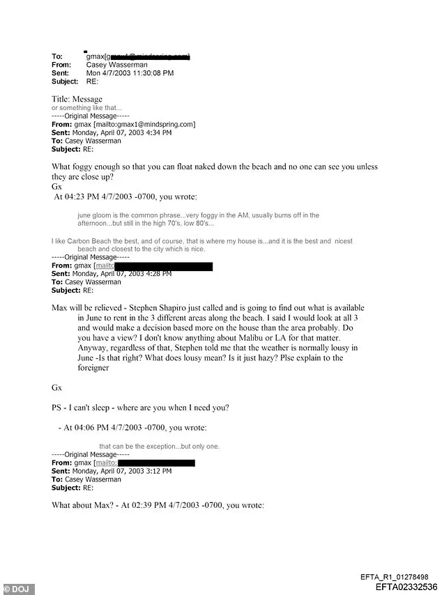 Hollywood Mogul Casey Wasserman Issues 'Deep Regret' Over Newly Released Explicit Emails with Ghislaine Maxwell as Olympics Approach