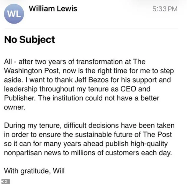 Washington Post's Sudden Leadership Shift and Unprecedented Layoffs Spark Questions About Bezos' Influence and Future of Journalism