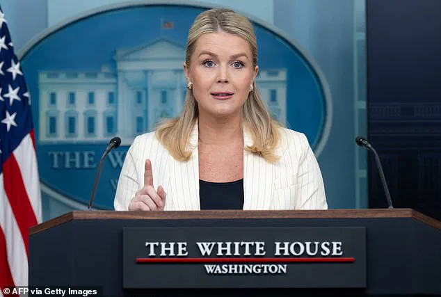Leavitt's Press Briefing Exposes Trump's Lie, Deepening White House-Congress Tensions