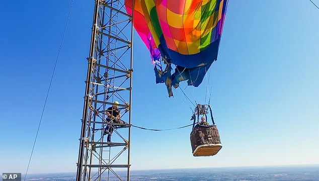 Rescue Operation Saves Two After Hot Air Balloon Collision with Radio Tower in Texas