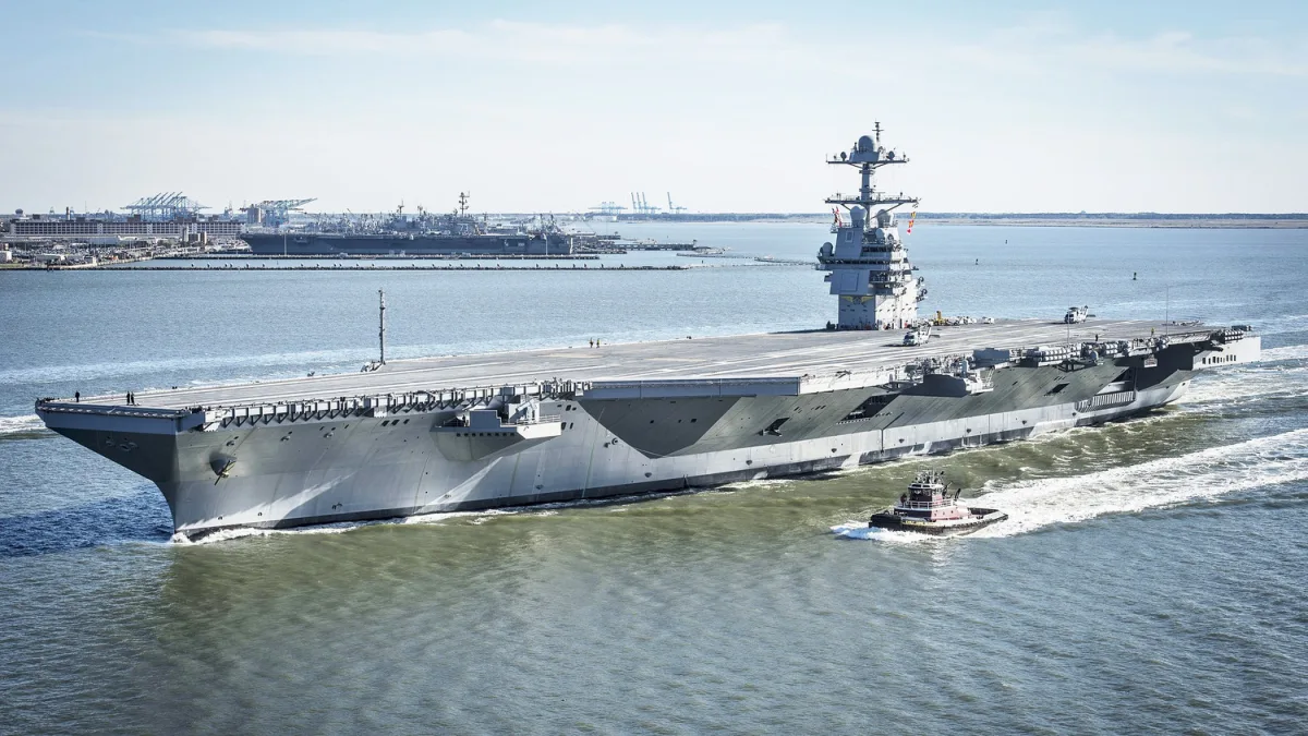 Iran Alleges U.S. Crew Members Set Fire to USS Gerald R. Ford Amid Red Sea Deployment