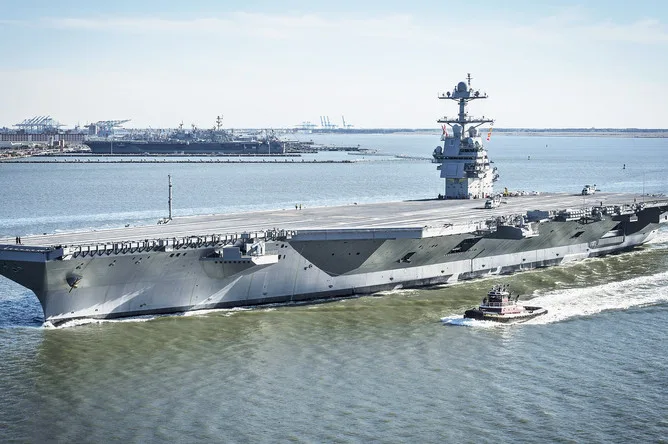 Iran Alleges U.S. Crew Members Set Fire to USS Gerald R. Ford Amid Red Sea Deployment