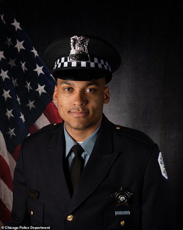 Body cam video shows Chicago officer shooting his partner during high-speed pursuit.