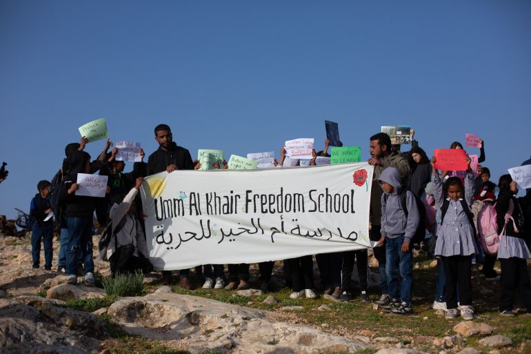 Israeli troops gas children and block school access in West Bank village