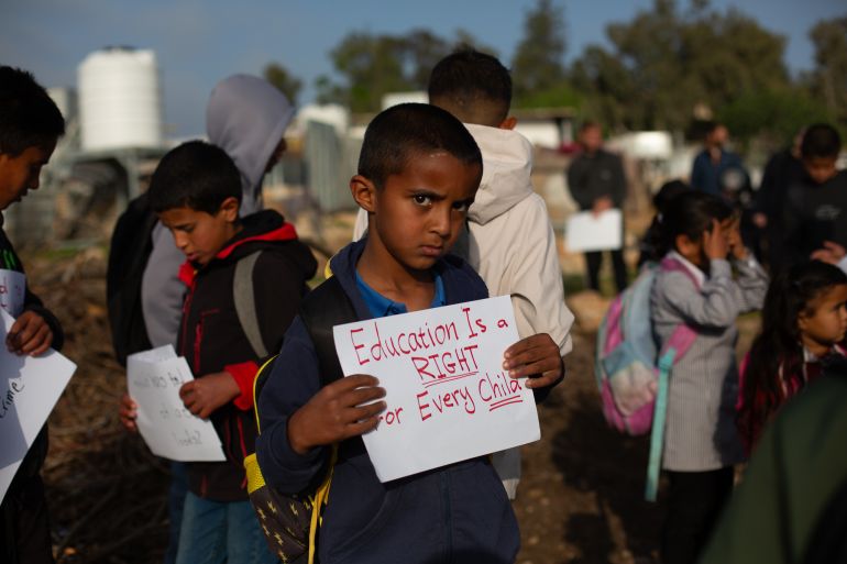 Israeli troops gas children and block school access in West Bank village