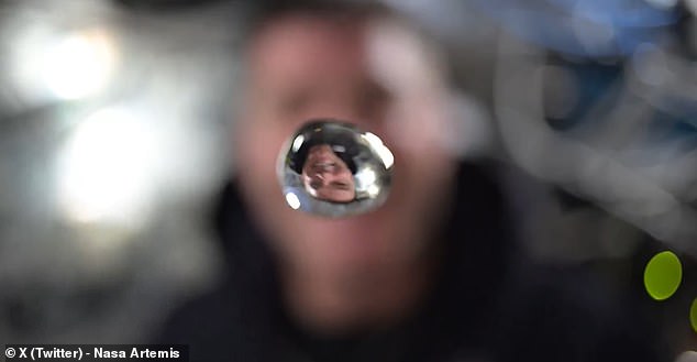 Artemis II Astronauts Play with Water Sphere During Historic Lunar Flyby