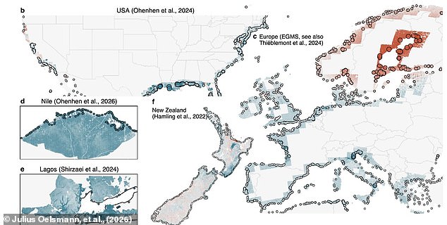 Sinking Cities Double Flood Risk as Land Drops Faster Than Oceans Rise