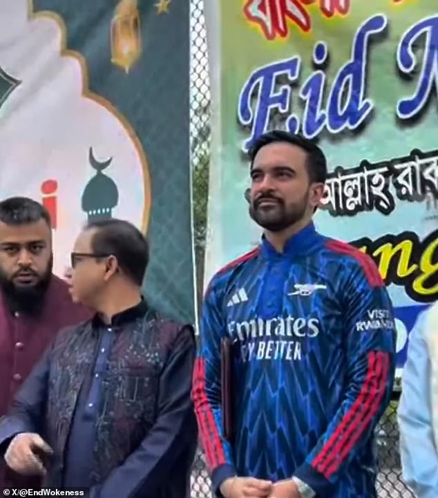 Video of AOC in hijab at Eid event sparks conservative backlash.